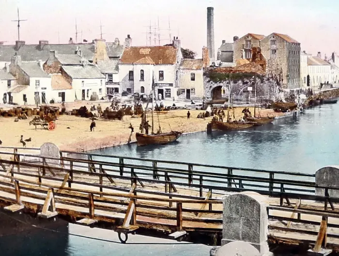 Framed Print : Fish Market, Galway, Ireland, Victorian period Framed Print : Fish Market, Galway, Ireland, Victorian period