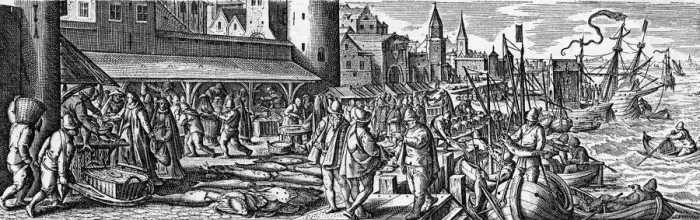 Framed Print : FISH MARKET / HOLLAND Framed Print : FISH MARKET / HOLLAND