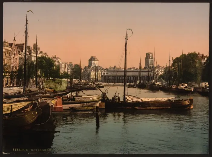 Framed Print : Fish market, Rotterdam, Holland Framed Print : Fish market, Rotterdam, Holland