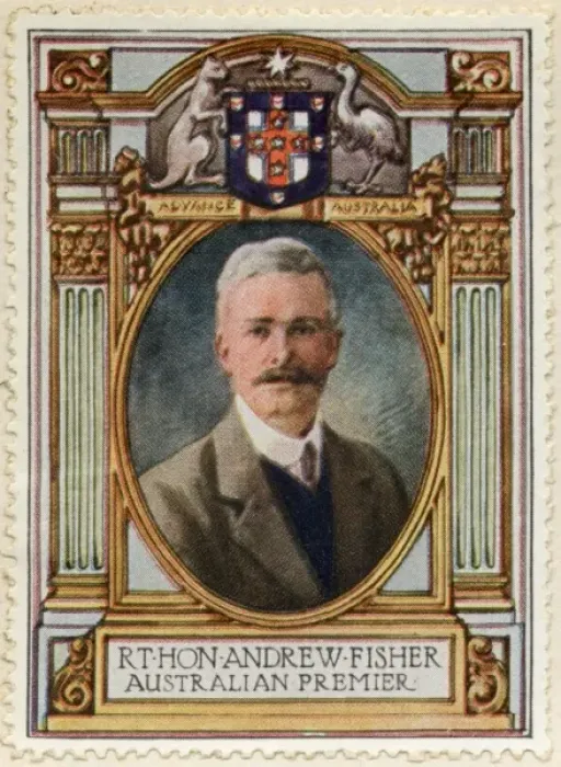 Framed Print : Fisher, Australian Premier / Stamp Framed Print : Fisher, Australian Premier / Stamp