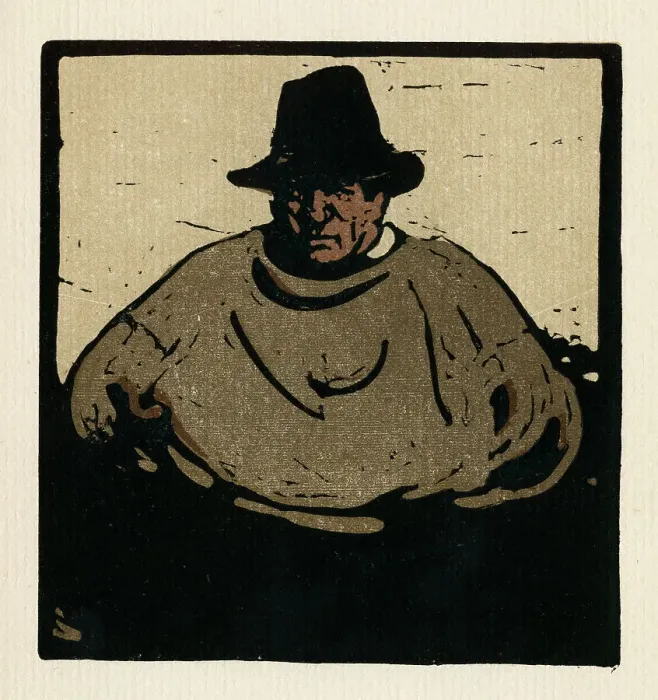 Framed Print : A Fisher, an engraving by William Nicholson Framed Print : A Fisher, an engraving by William Nicholson