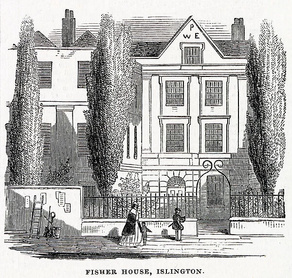 Fisher House, Islington, London. Date: 1845