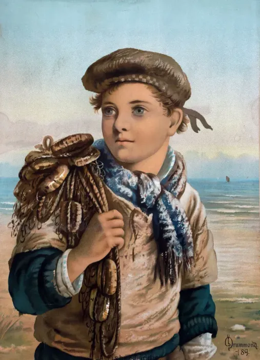Framed Print : A Fisher Laddie Framed Print : A Fisher Laddie