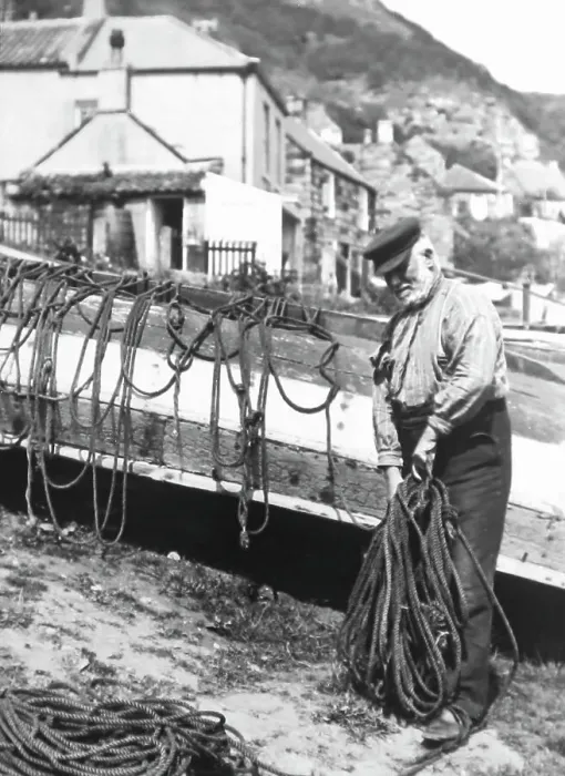 Framed Print : Fisherman, Runswick Bay Framed Print : Fisherman, Runswick Bay