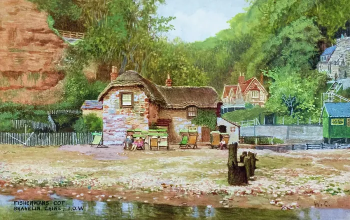 Framed Print : Fisherman's Cottage, Shanklin Chine, Isle of Wight Framed Print : Fisherman's Cottage, Shanklin Chine, Isle of Wight