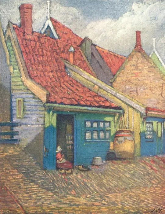 Framed Print : Fisherman's Cottage, Volendam Framed Print : Fisherman's Cottage, Volendam