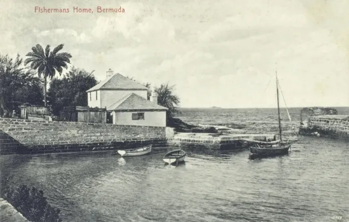 Framed Print : A Fishermans home, Bermuda, West Indies Framed Print : A Fishermans home, Bermuda, West Indies