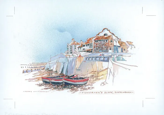 Framed Print : Fishermen's Slope, Sheringham Framed Print : Fishermen's Slope, Sheringham
