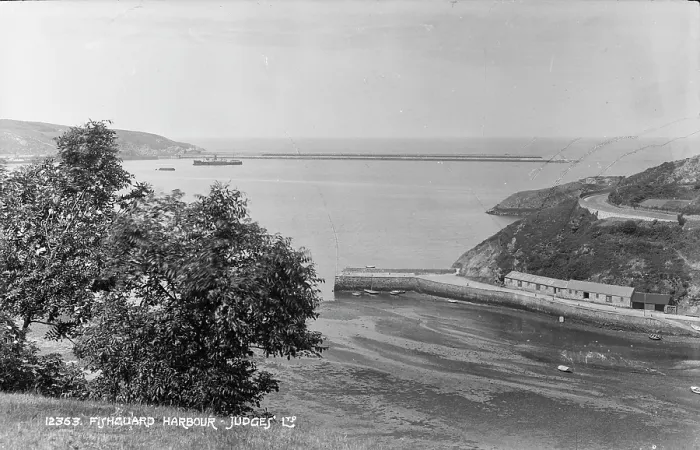 Framed Print : Fishguard Harbour View Framed Print : Fishguard Harbour View