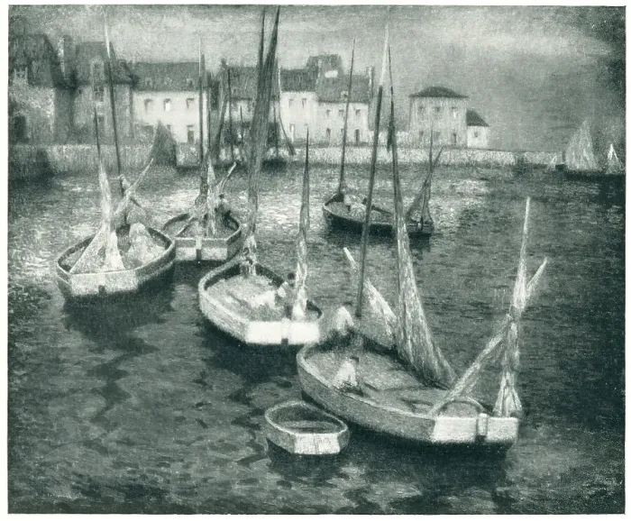Framed Print : The Fishing Barques (Le Treport) Framed Print : The Fishing Barques (Le Treport)