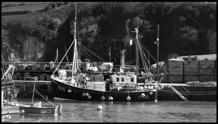 Framed Print : Fishing boat Mevagissey Cornwall UK Framed Print : Fishing boat Mevagissey Cornwall UK