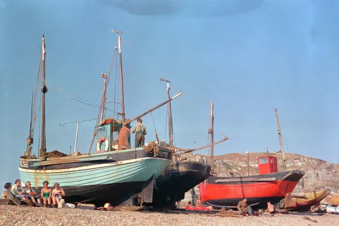 Framed Print : Fishing boats, Hastings Framed Print : Fishing boats, Hastings