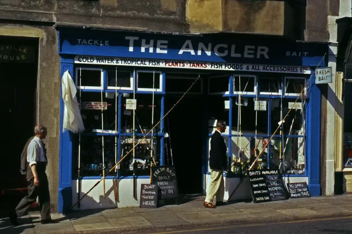 Framed Print : Fishing tackle shop, Deal, Kent Framed Print : Fishing tackle shop, Deal, Kent