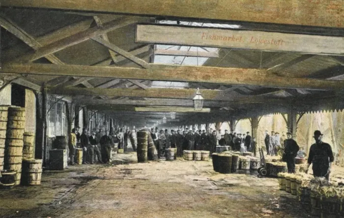 Framed Print : Fishmarket - Lowestoft Framed Print : Fishmarket - Lowestoft