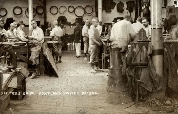 Framed Print : Fitters Shop, Portland Prison, Dorset Framed Print : Fitters Shop, Portland Prison, Dorset