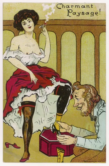 Framed Print : Fitting a Ladys Boot Framed Print : Fitting a Ladys Boot