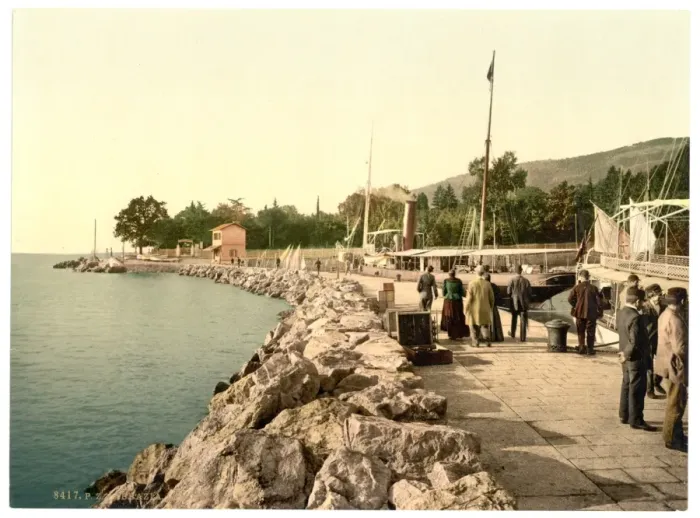 Framed Print : Fiume, the Mole, (i. e, Molo), Croatia, Austro-Hungary Framed Print : Fiume, the Mole, (i. e, Molo), Croatia, Austro-Hungary