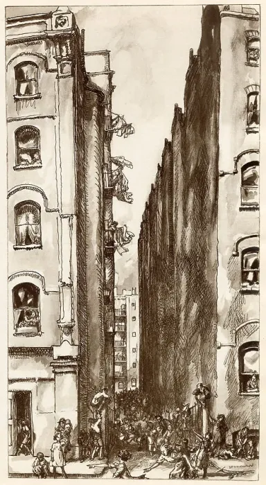 Framed Print : A five-year plan to replace the slums with improved housing for the working-class residents. Drawing by Steven Spurrier of an example of an overcrowded slum in Southwark, London. Date: 1933 Framed Print : A five-year plan to replace the slums with improved housing for the working-class residents. Drawing by Steven Spurrier of an example of an overcrowded slum in Southwark, London. Date: 1933