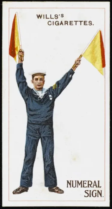 Framed Print : Flag Signalling R. N Framed Print : Flag Signalling R. N