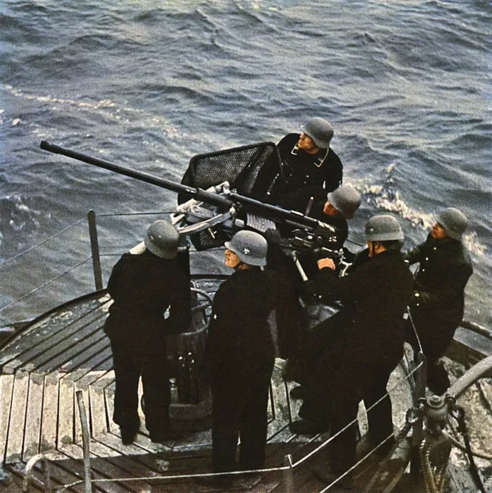 Framed Print : Flak Gun on Patrol Boat Framed Print : Flak Gun on Patrol Boat