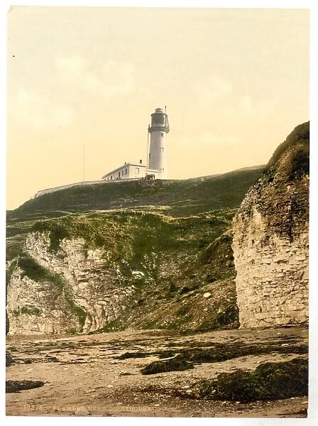 Flamborough, lighthouse, Yorkshire, England