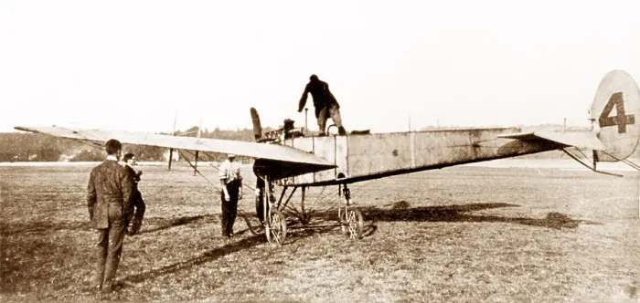 Framed Print : Flanders F3 Monoplane in 1910