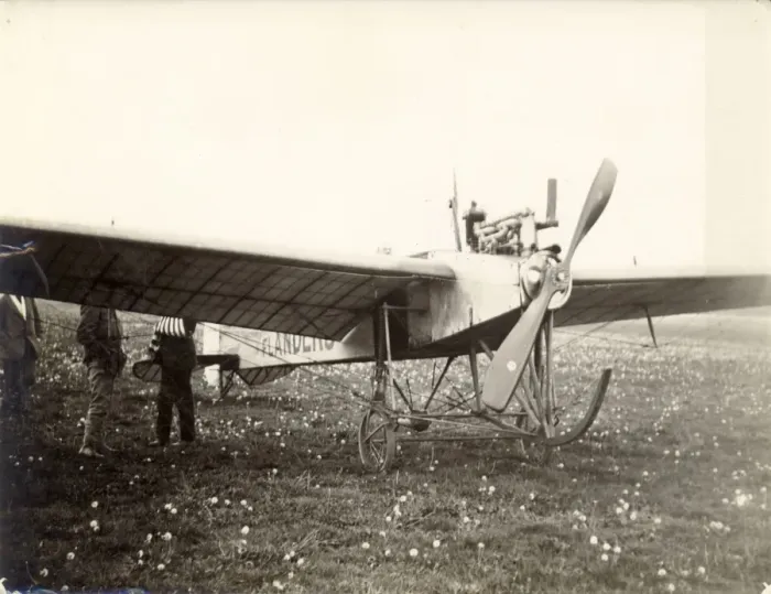 Framed Print : Flanders Monoplane Framed Print : Flanders Monoplane