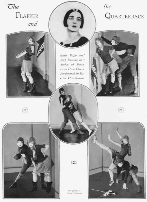 Framed Print : The flapper and the Quarterback - Ruth Page Framed Print : The flapper and the Quarterback - Ruth Page