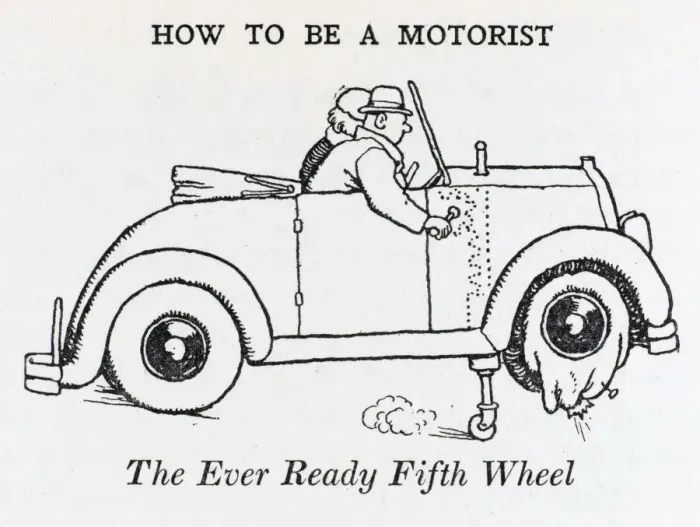 Framed Print : Flat Tyre / W H Robinson Framed Print : Flat Tyre / W H Robinson