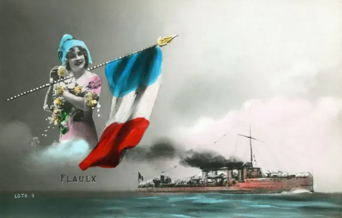 Framed Print : Flaulx - a French Naval battleship Framed Print : Flaulx - a French Naval battleship