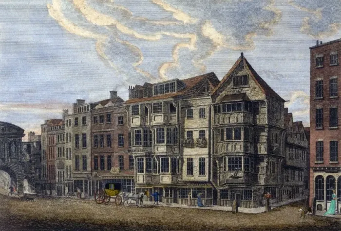 Framed Print : Fleet St / 1799 / Rolfe Framed Print : Fleet St / 1799 / Rolfe