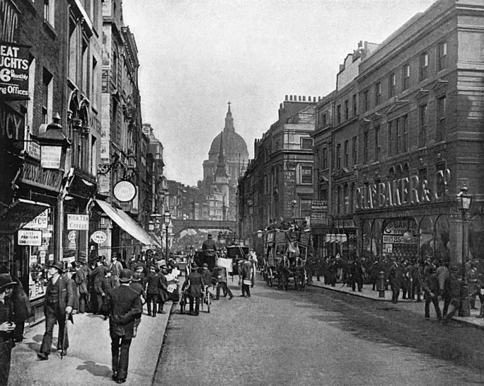 Framed Print : Fleet Street Framed Print : Fleet Street