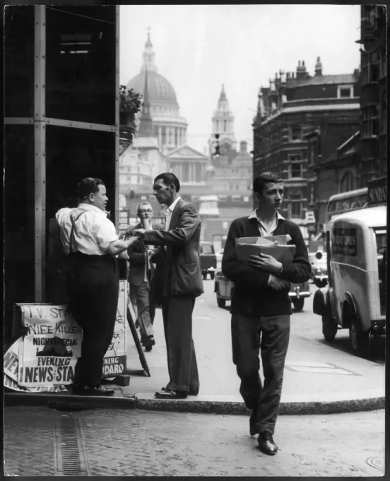 Framed Print : Fleet Street Scene Framed Print : Fleet Street Scene