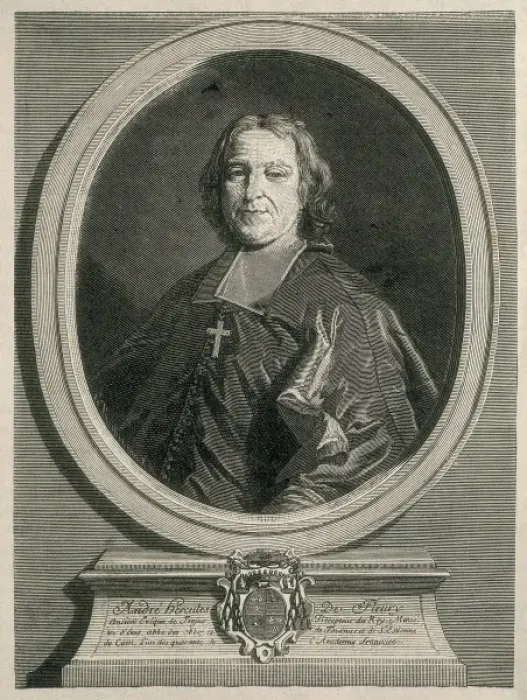 Framed Print : Fleury, Andre-Hercule de (1653-1743). French Framed Print : Fleury, Andre-Hercule de (1653-1743). French