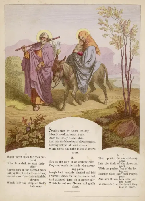 Framed Print : The Flight into Egypt Framed Print : The Flight into Egypt