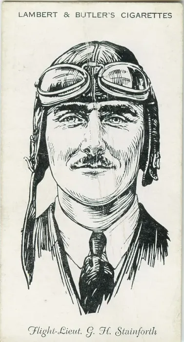 Framed Print : Flight Lieutenant G H Stainforth Pilot Raf 1935 Framed Print : Flight Lieutenant G H Stainforth Pilot Raf 1935