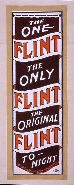 The one Flint, the only Flint, the original Flint to-night