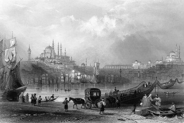 The Floating Bridge, Istanbul, Turkey
