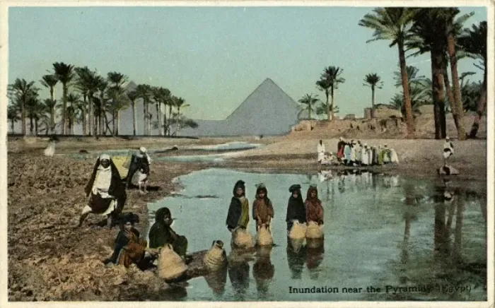 Framed Print : Flooding near the Pyramids, Egypt Framed Print : Flooding near the Pyramids, Egypt