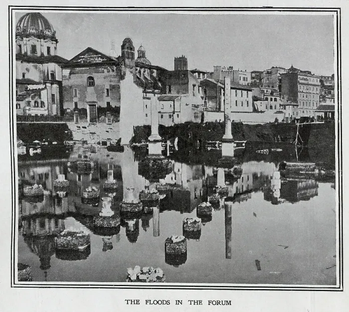 Framed Print : Floods in Forum, Rome Framed Print : Floods in Forum, Rome
