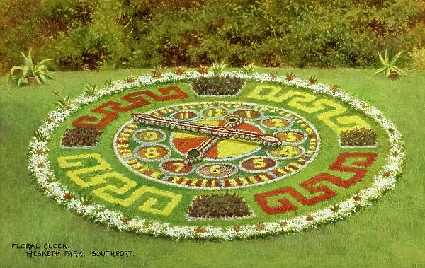 Floral Clock, Hesketh Park, Southport, Lancashire