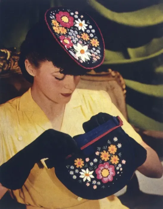 Framed Print : Floral Hat & Handbag Framed Print : Floral Hat & Handbag