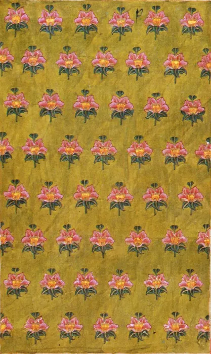 Framed Print : Floral Indian Pattern Framed Print : Floral Indian Pattern
