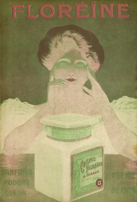 Framed Print : Floreine Cosmetic Advert Framed Print : Floreine Cosmetic Advert