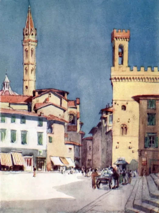 Framed Print : Florence / Badia / Bargello Framed Print : Florence / Badia / Bargello