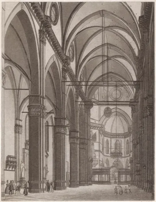 Framed Print : Florence / Duomo Int C1820 Framed Print : Florence / Duomo Int C1820