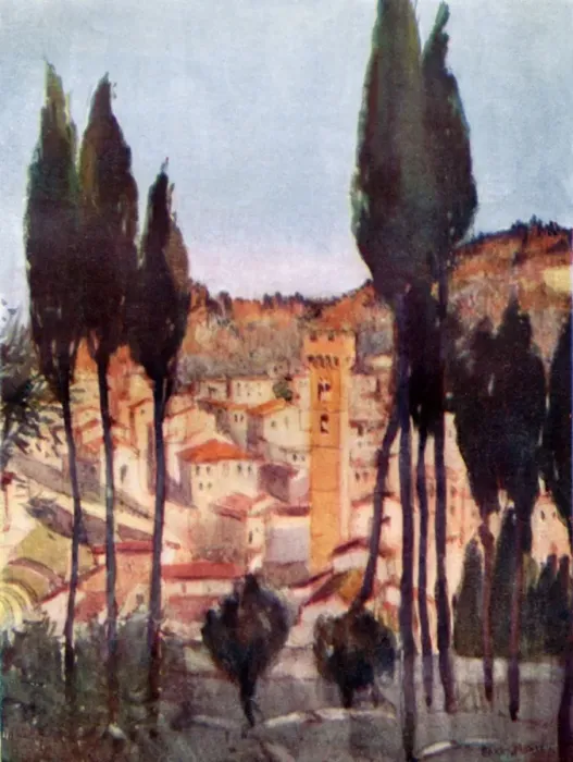 Framed Print : Florence / Fiesole 1912 Framed Print : Florence / Fiesole 1912