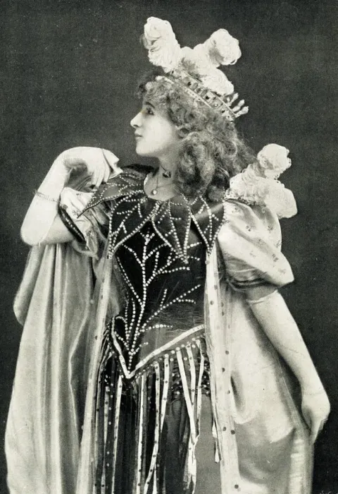 Framed Print : Florence Fowler as the Fairy Queen in Red Riding Hood Framed Print : Florence Fowler as the Fairy Queen in Red Riding Hood