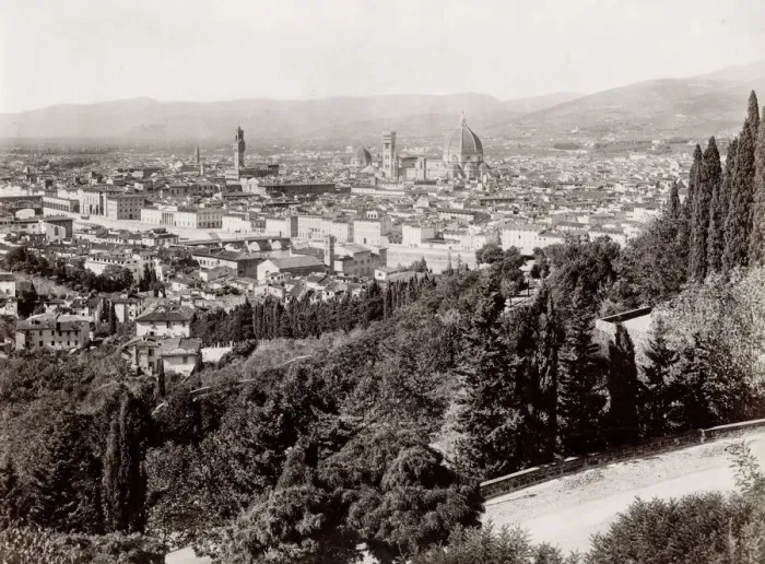 Framed Print : Florence including the Duomo, from Viale de Colli, Italy Framed Print : Florence including the Duomo, from Viale de Colli, Italy