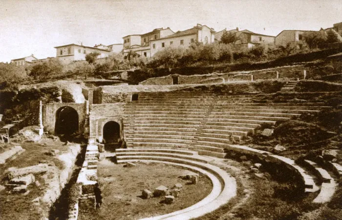 Framed Print : Florence, Italy - Fiesole and the Ruins of the Roman Theatre